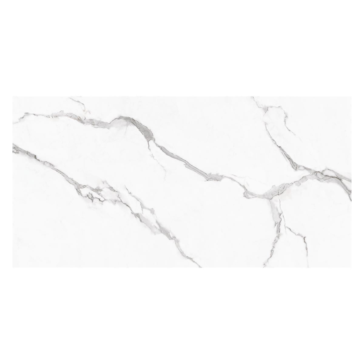 Porcelanato Quartz Calacatta Gris Brillante - 60X120 cm - 2.16 m2