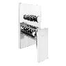 Monocomando Qbix Para Baño - Plateado