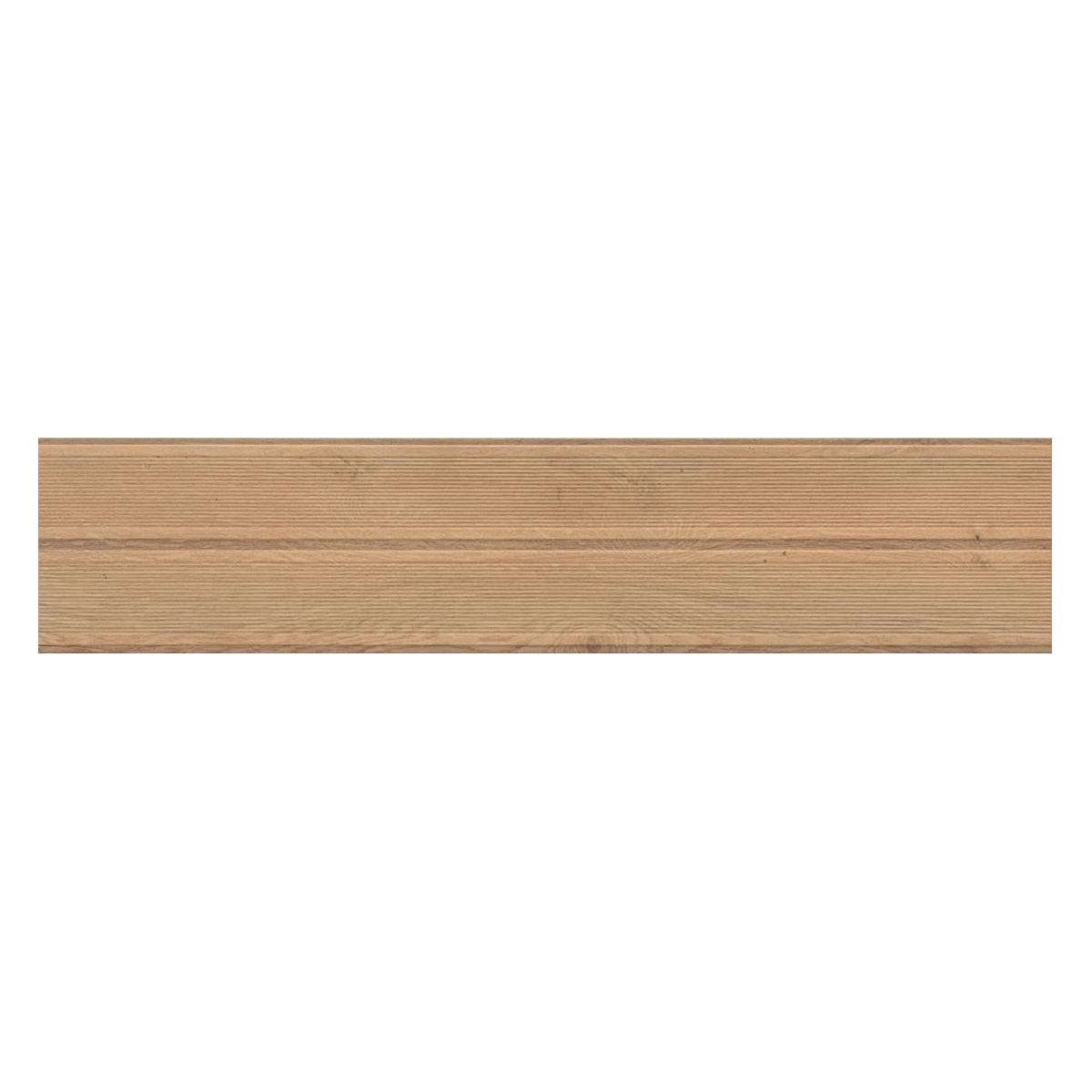 Porcelanato Bali Deck Camel Mate Rectificado - 19 x 90 cm - 1.54 m2