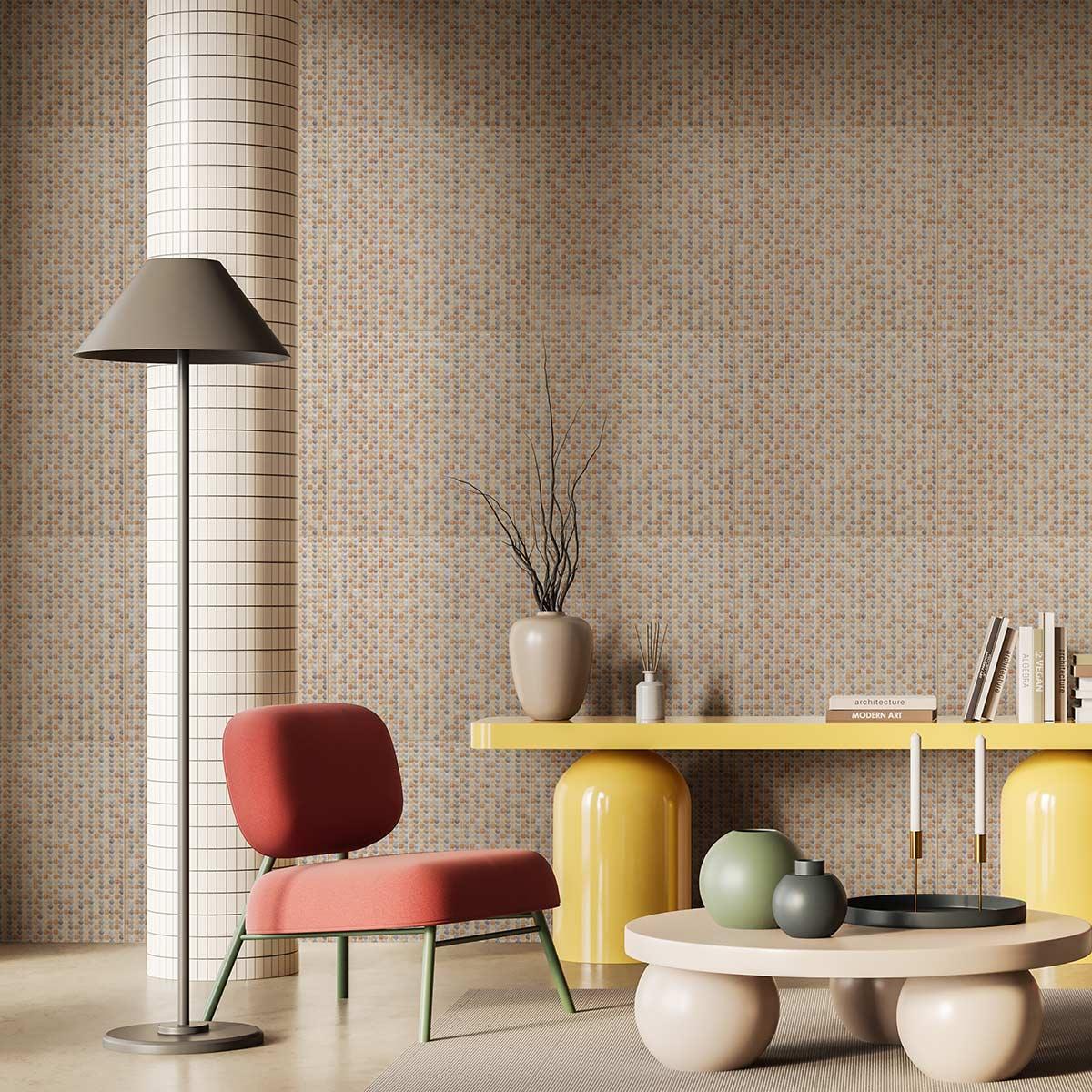 Mayólica Miragem Beige Mix Mate Rectificado - 58.4 x 58.4 cm - 1.70 m2