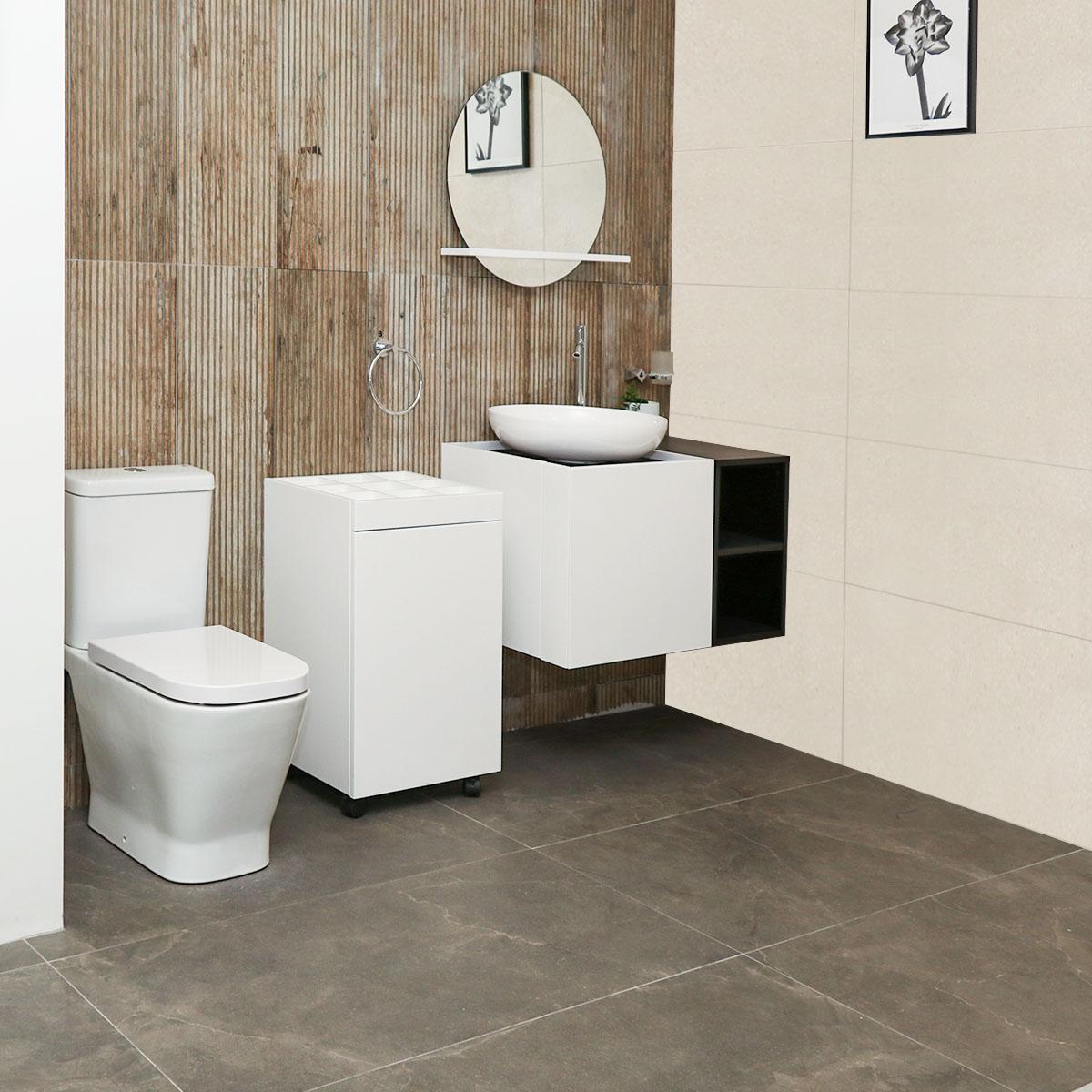 Porcelanato Eureka Marrón Mate - 60X120 cm - 1.44 m2