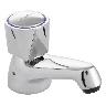 Llave Iris Para Lavatorio - Plateado