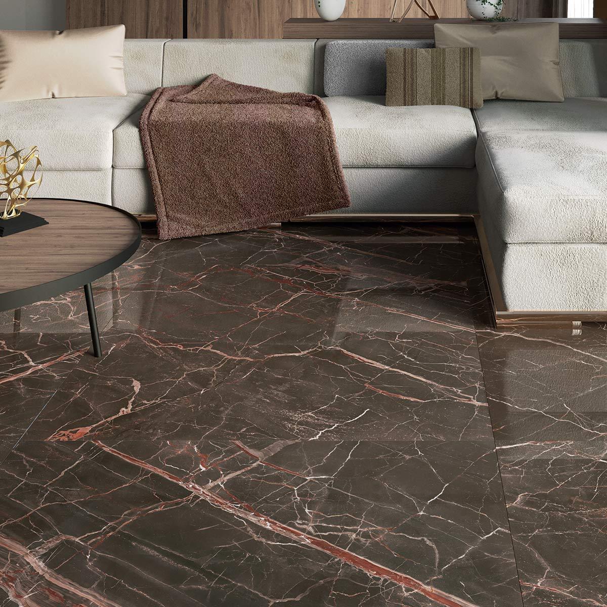 Porcelanato Navarti Exedra Brown Sp Pulido 120X120 Caja 1.44 M2