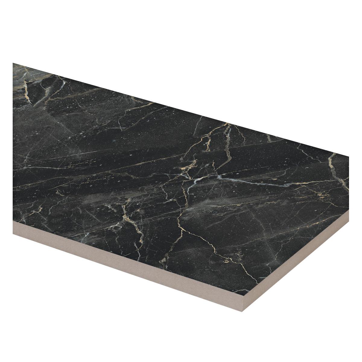 Porcelanato Evon Negro Brillante - 60X120 cm - 1.44 m2