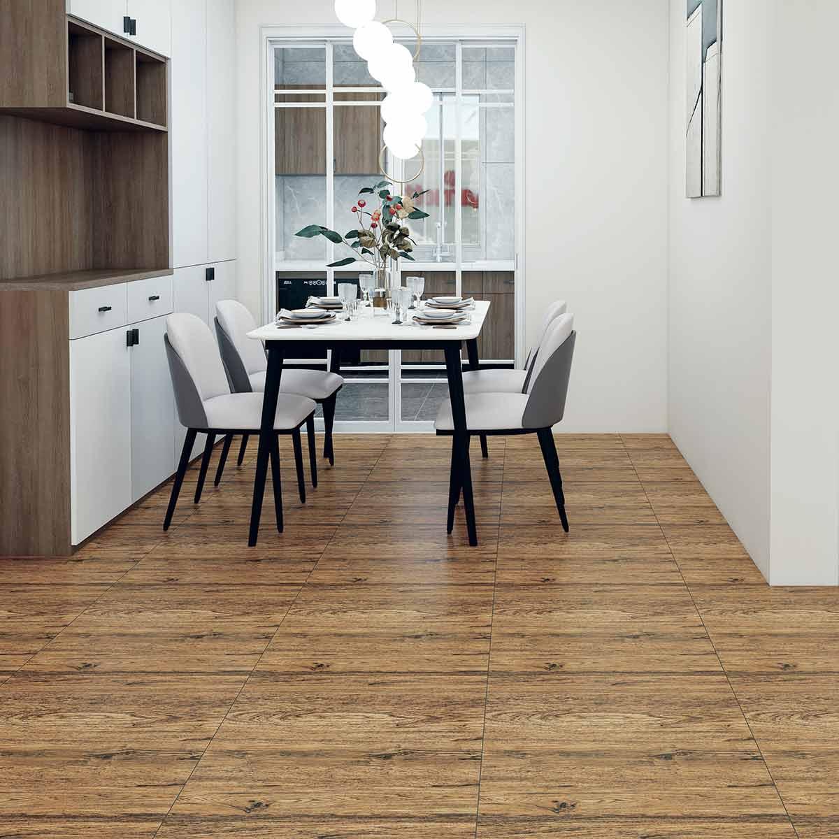 Porcelanato Rowley Marrón Oscuro Mate - 60X60 cm - 1.44 m2