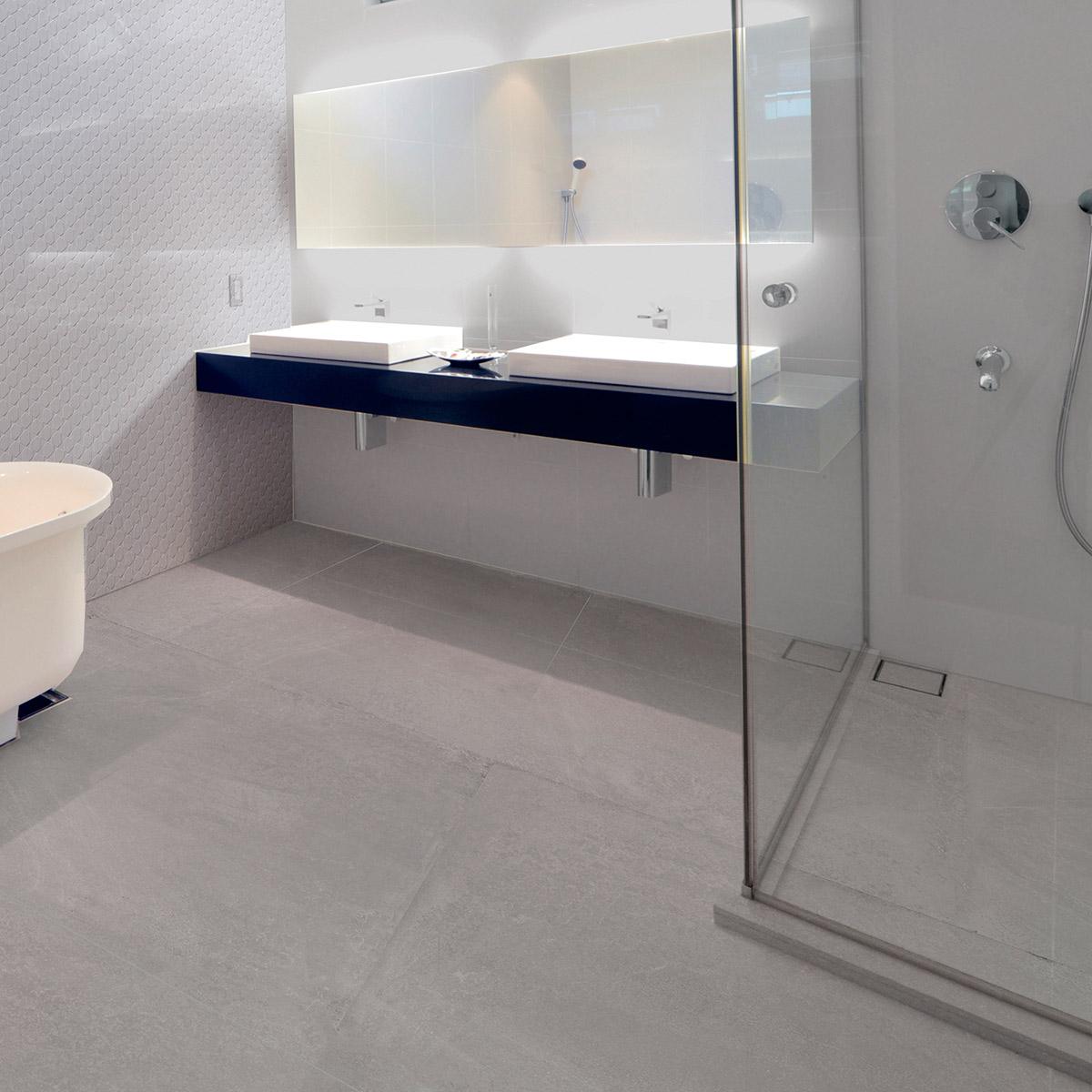 Porcelanato Cimento Gris Mate - 80X80 cm - 1.92 m2