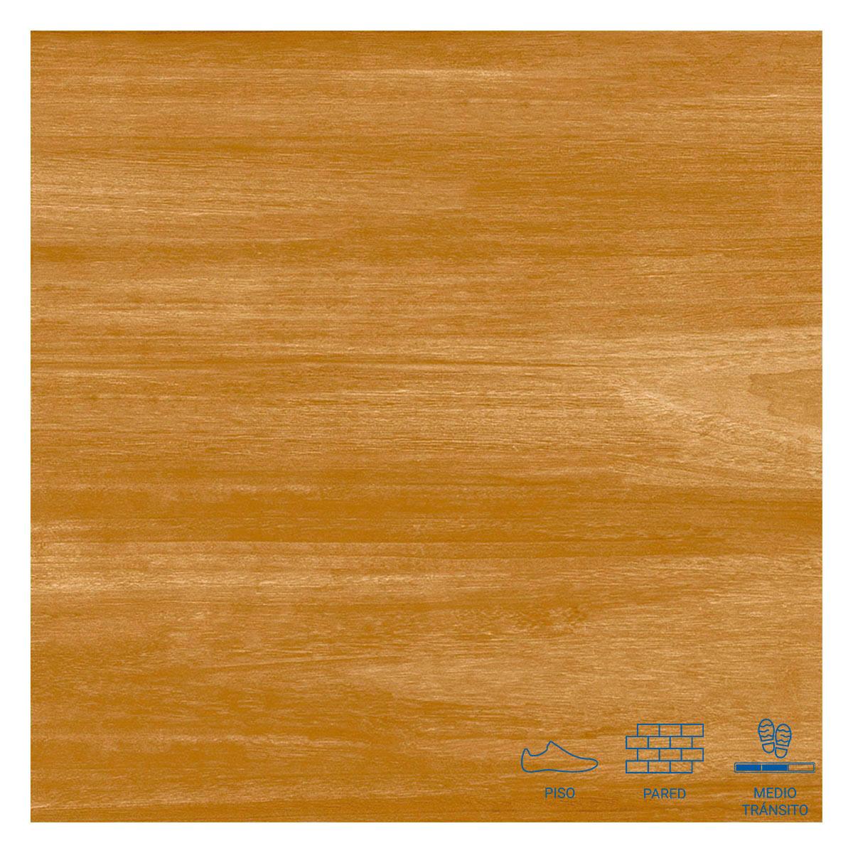 Piso Caoba Madera Beige - 60 x  60 cm - 1.80 m2