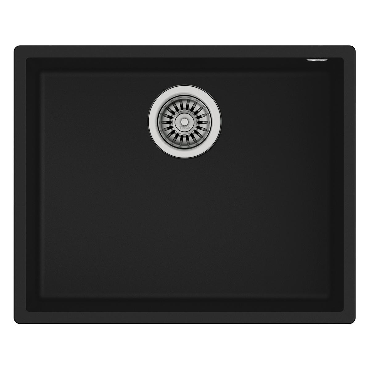 Lavadero Square Para Empotrar - Negro
