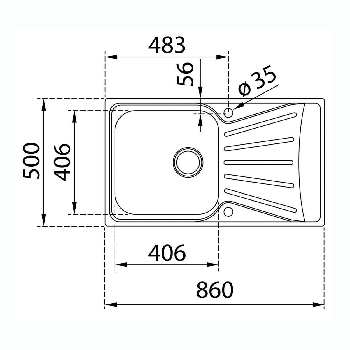 Lavadero Starbright 50 EXN - Acero