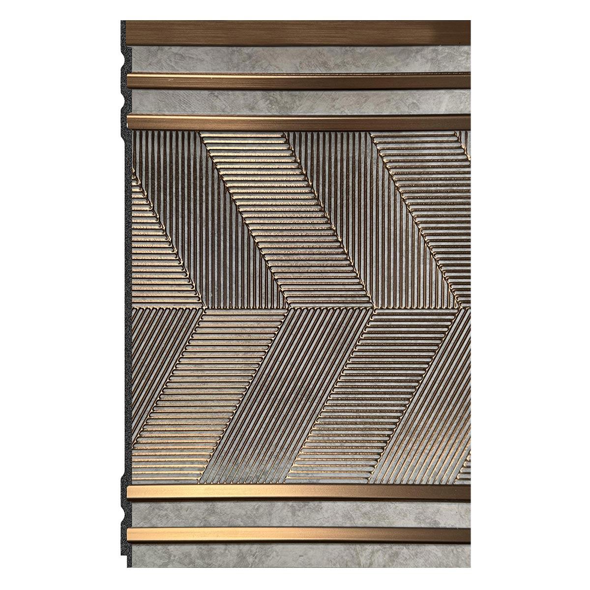 Wall Panel Espiga Metálico - 31.3X290 cm