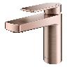 Monocomando Argon Para Lavatorio Cepillado - Cobre