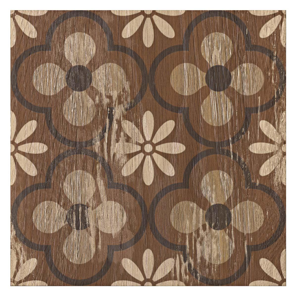 Porcelanato Hidraulicwood Moka Mate - 20x20 - 0.60 m2