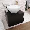 Mueble Para Baño Makalu - Negro/Blanco