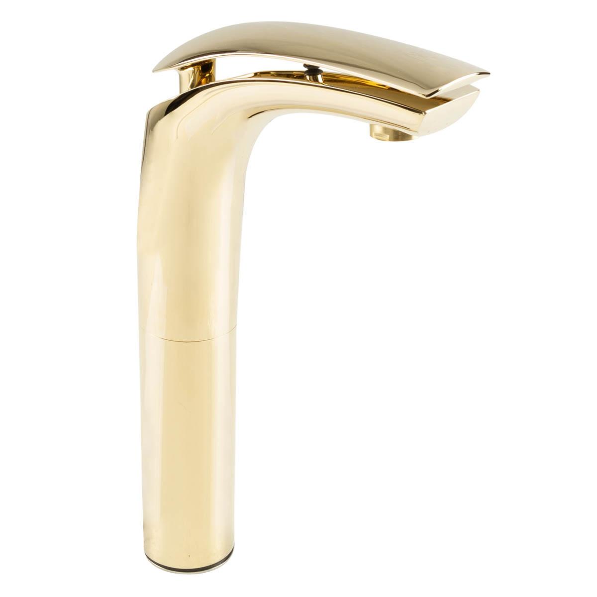 Monocomando Martini Alto Para Lavatorio - Dorado