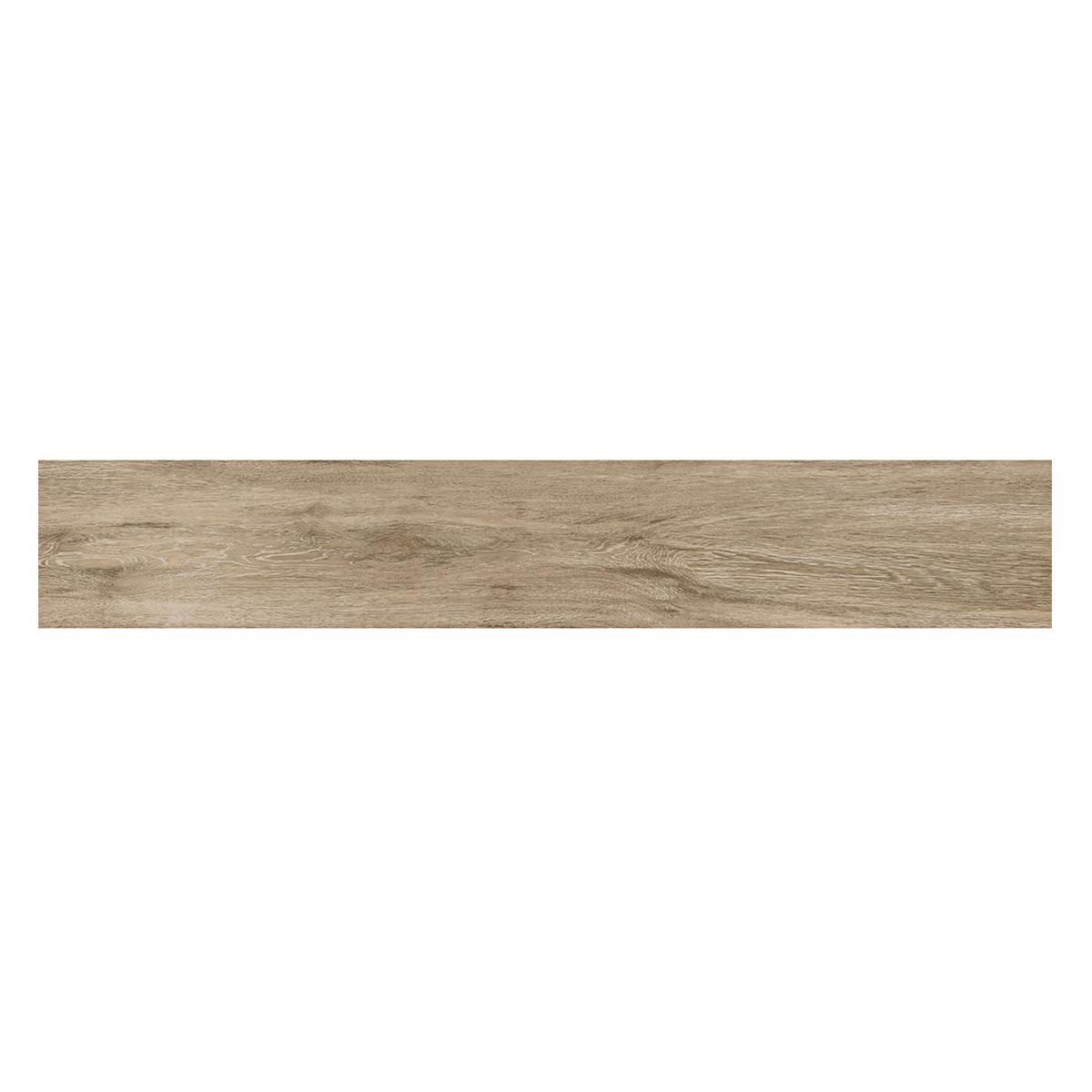 Gres Porcelánico Maderato Almendro Marrón Mate - 19X118 cm - 1.34 m2
