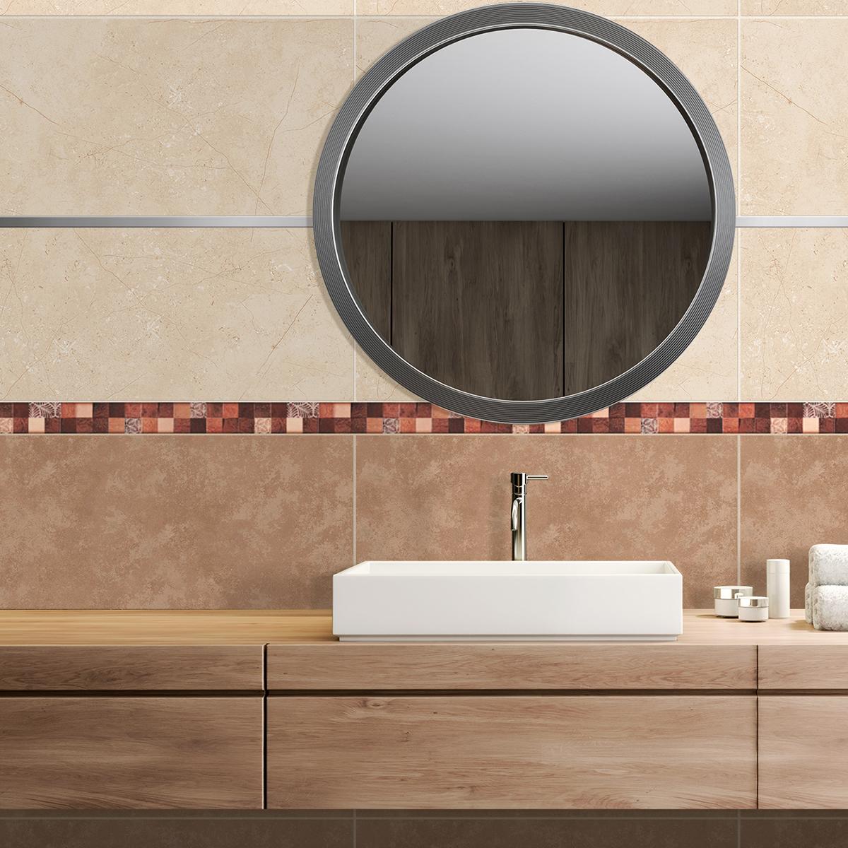 Listelo Cedar Beige Brillante - 5.5X45 cm - 1 pza