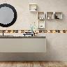 Listelo Marruecos Beige Mate - 3X45 cm - 1 pza