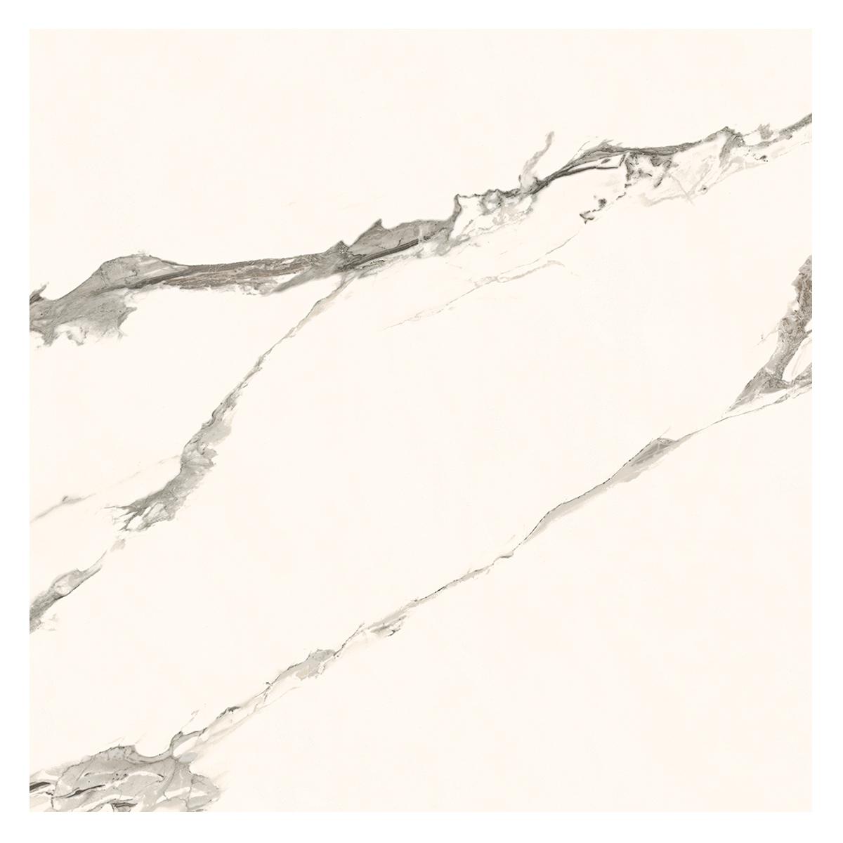 Gres Porcelánico Calacatta Grey Super Gloss - 60 x 60 cm - 1.44 m2