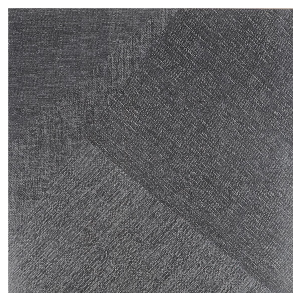 Porcelanato Textil Gris Oscuro Mate - 60X60 cm - 1.44 m2