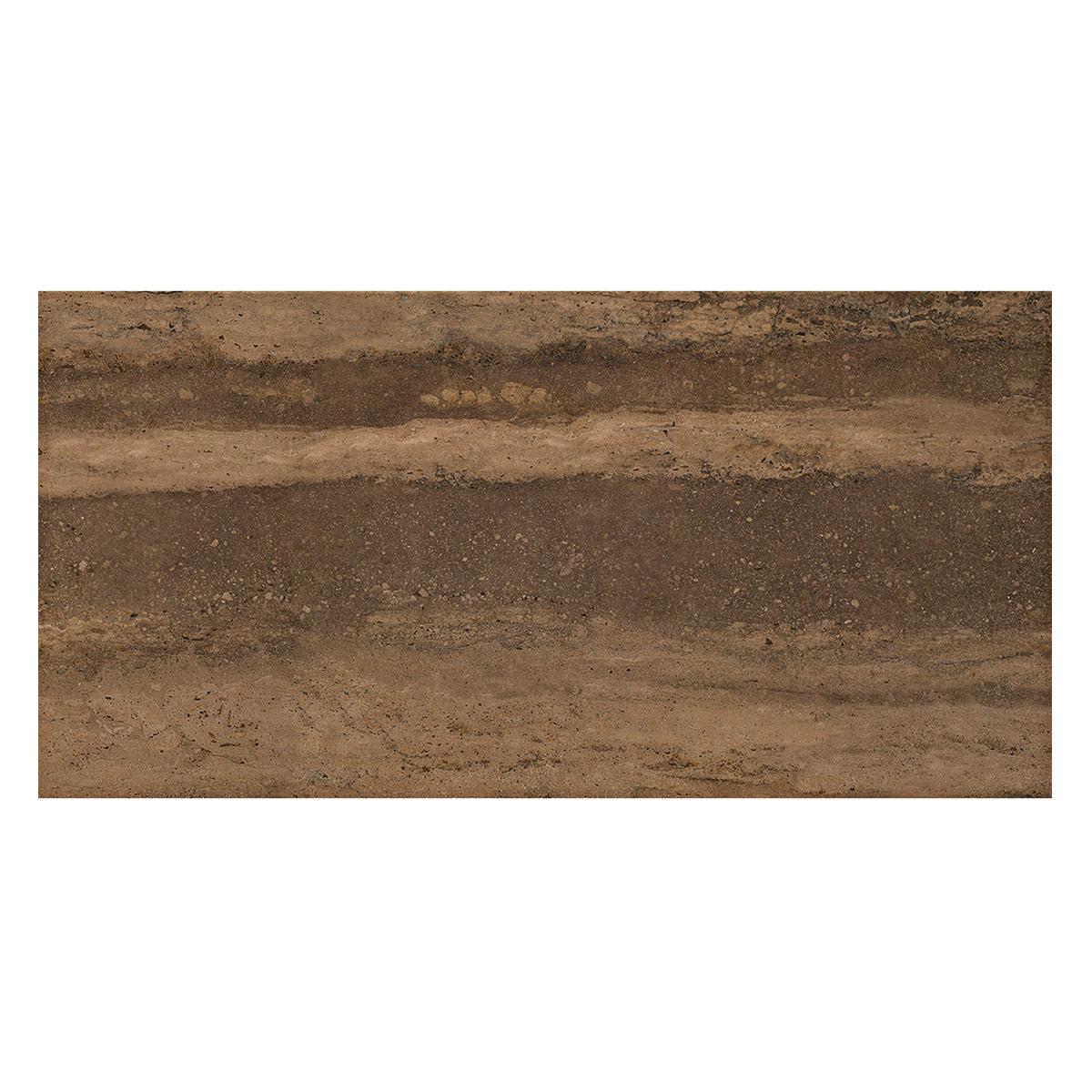 Porcelanato Travertino Moka Brown Natural - 80 x 160 cm - 1.28 m2