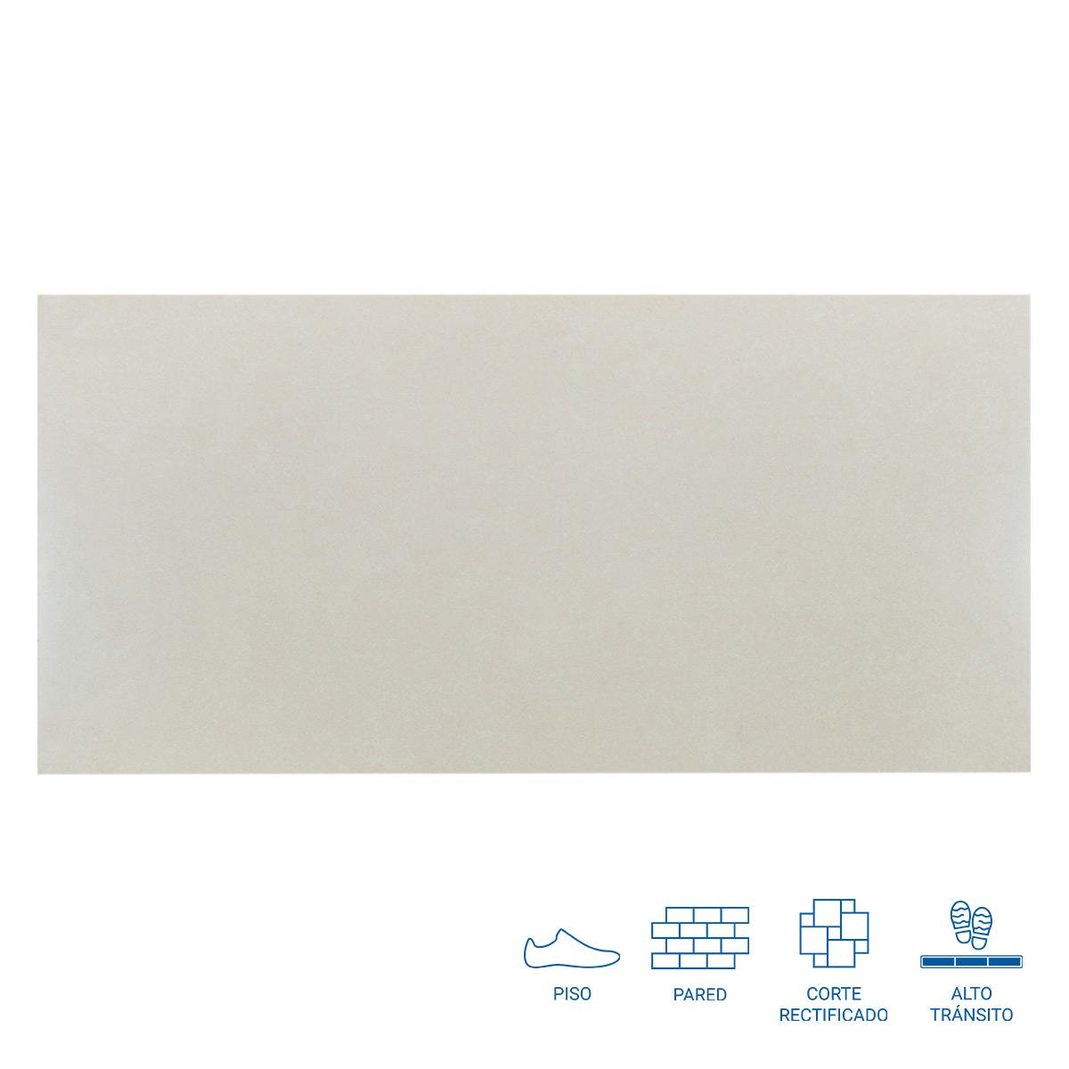 Gres Porcelánico Abitare Concreto Beige XL - 58 x 118 cm - 1.38 m2