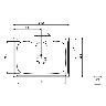 Lavadero Tramontina Morgana Sat Ac/Inox 1 Poz 68.5X48.5Cm