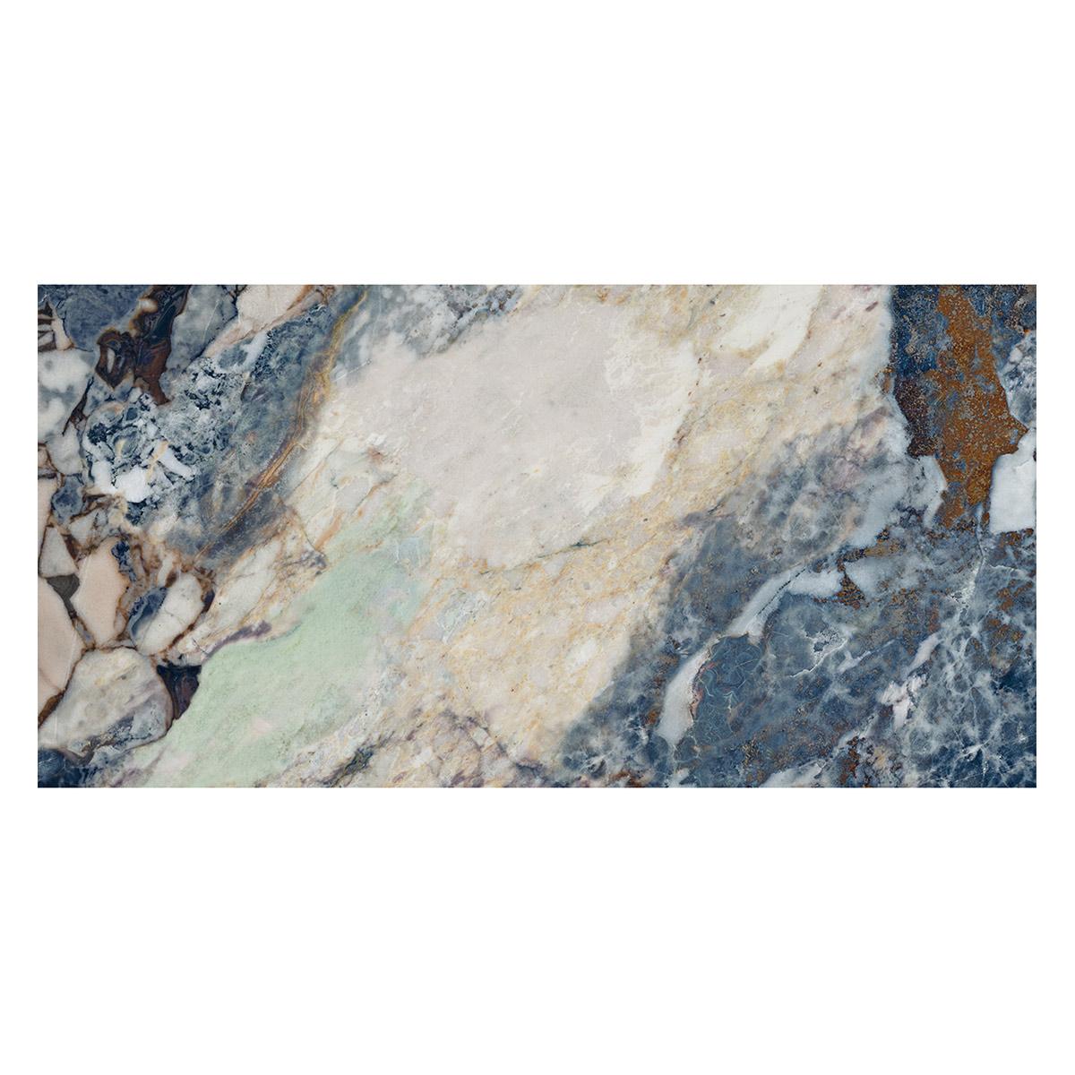 Porcelanato Greta Azul Pulido - 60X120 cm - 1.44 m2