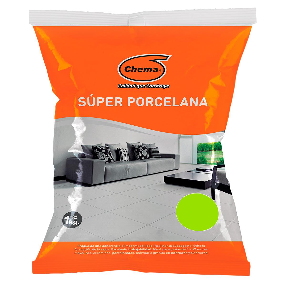 Fragua Súper Porcelana  1 KG - Verde Limón