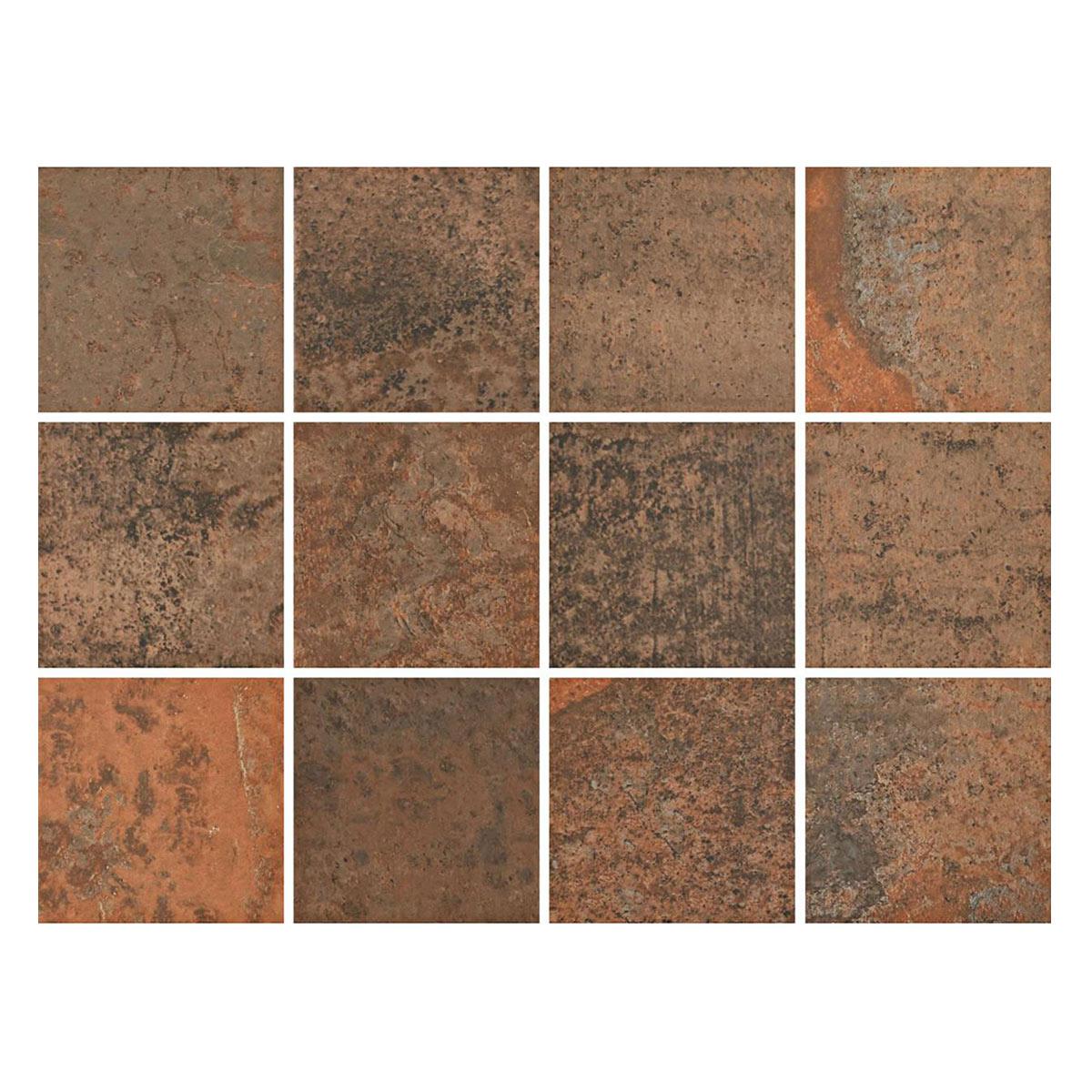 Gres Porcelanico Eliane Oxy Corten Mesh Mate Piscina 10X10 Caja 1.92 M2