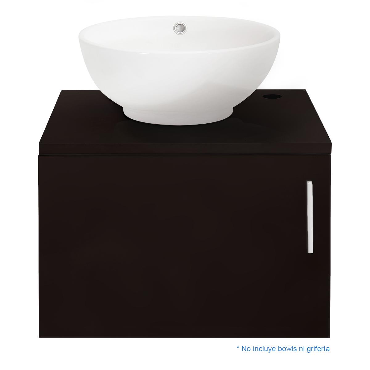 Mueble Para Baño Makalu - Negro/Blanco