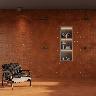 Porcelanato Luster Brown Natural Rectificado - 58.4 x 117 cm - 1.37 m2