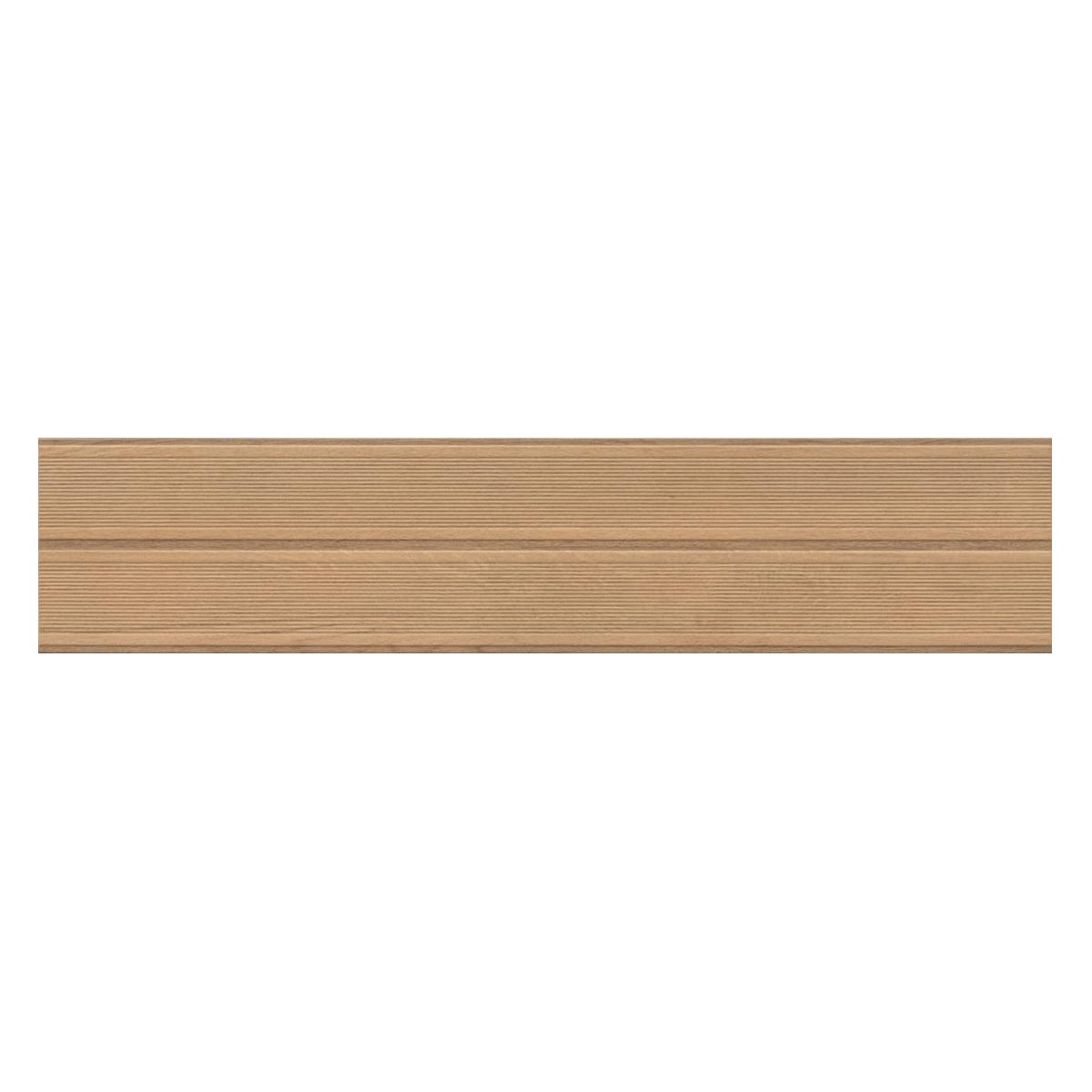 Porcelanato Bali Deck Camel Mate Rectificado - 19 x 90 cm - 1.54 m2