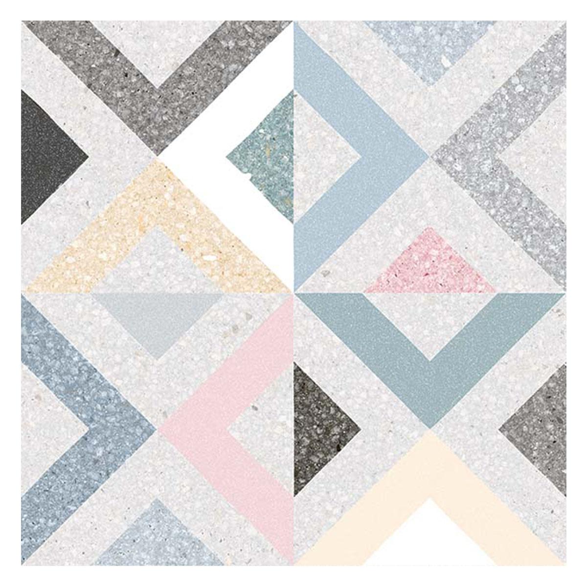 Gres Porcelánico Brenta Multicolor Mate - 20X20 cm - 1.00 m2