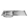 Lavadero Record Qenqo 1P St 96X43Cm Cd Ct Rl Ac Inox Inc Des Tramp