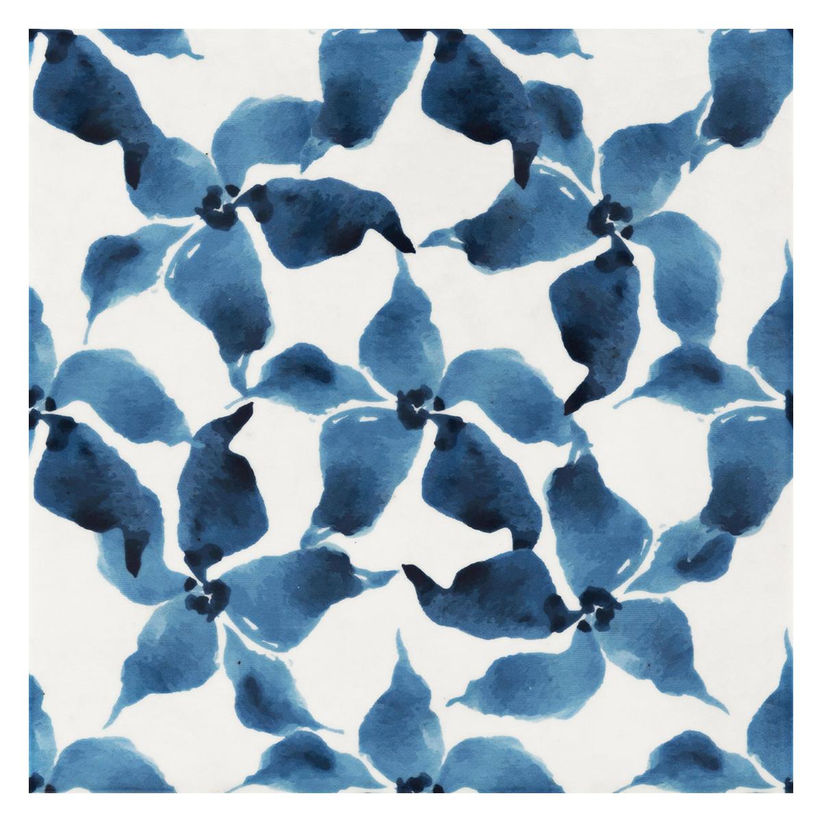 Mayólica Patch Blanco/Azul Brillante - 20X20 cm - 1.48 m2