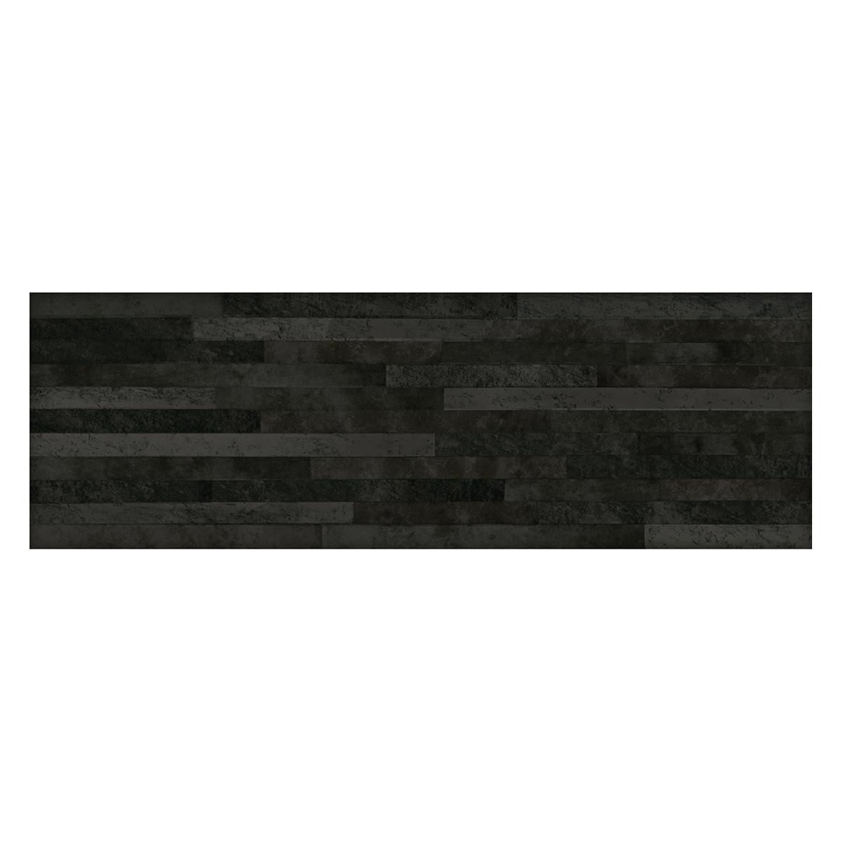 Porcelanato Aspen Negro Mate - 17X52 cm - 0.89 m2