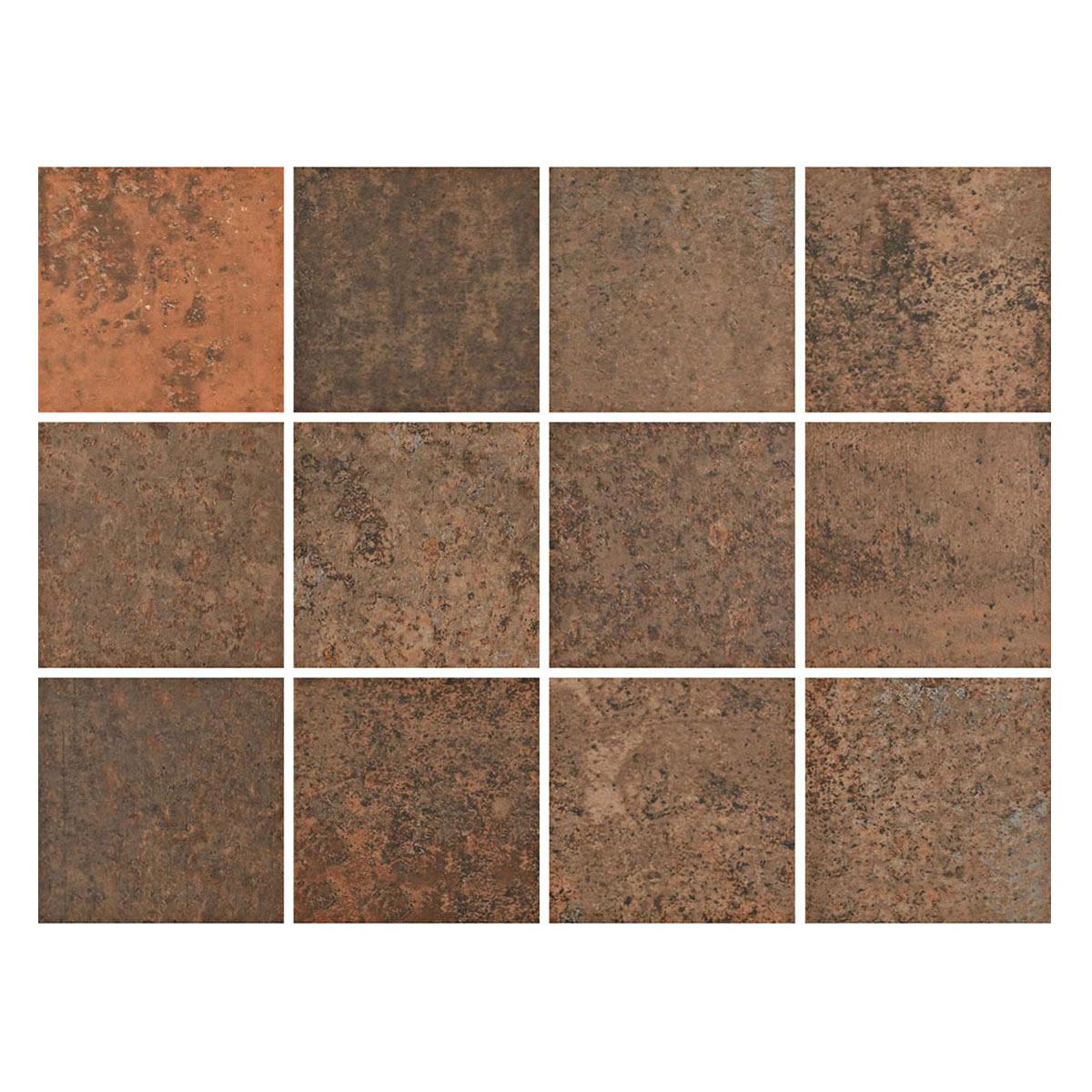 Gres Porcelanico Eliane Oxy Corten Mesh Mate Piscina 10X10 Caja 1.92 M2