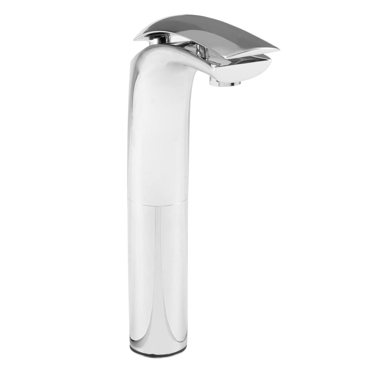 Monocomando Martini Alto Para Lavatorio - Plateado