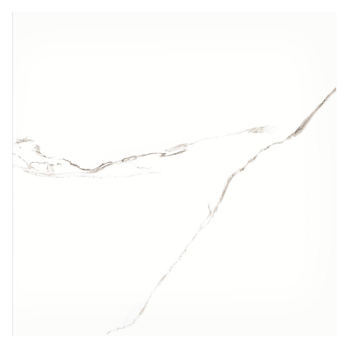 Porcelanato Statuario Blanco Pulido - 60X60 cm - 1.44 m2