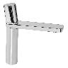 Monocomando Forma Para Lavatorio + 2 Llaves 3/8" 1/2" - Plateado