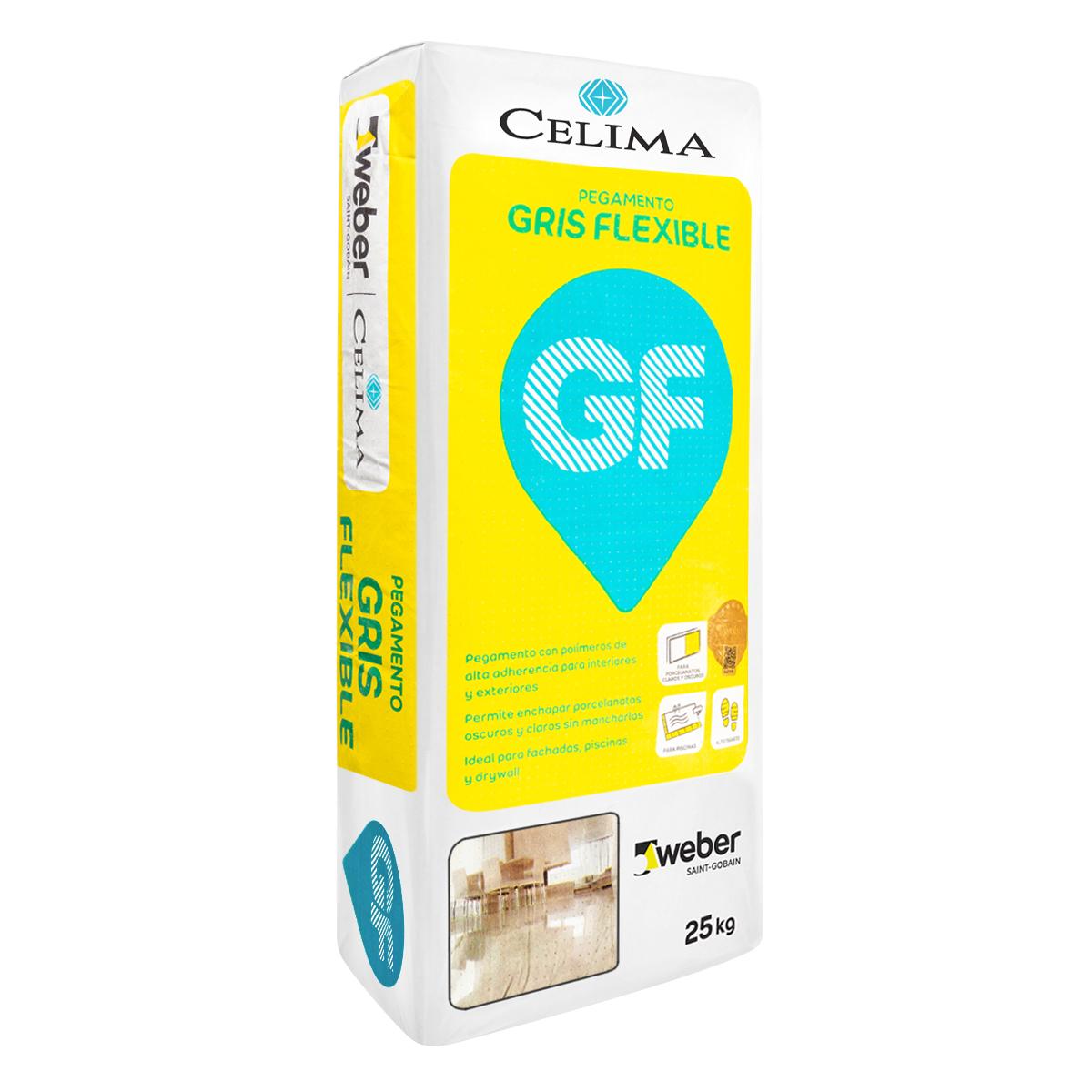 Pegamento En Polvo Gris Flexible - 25 KG