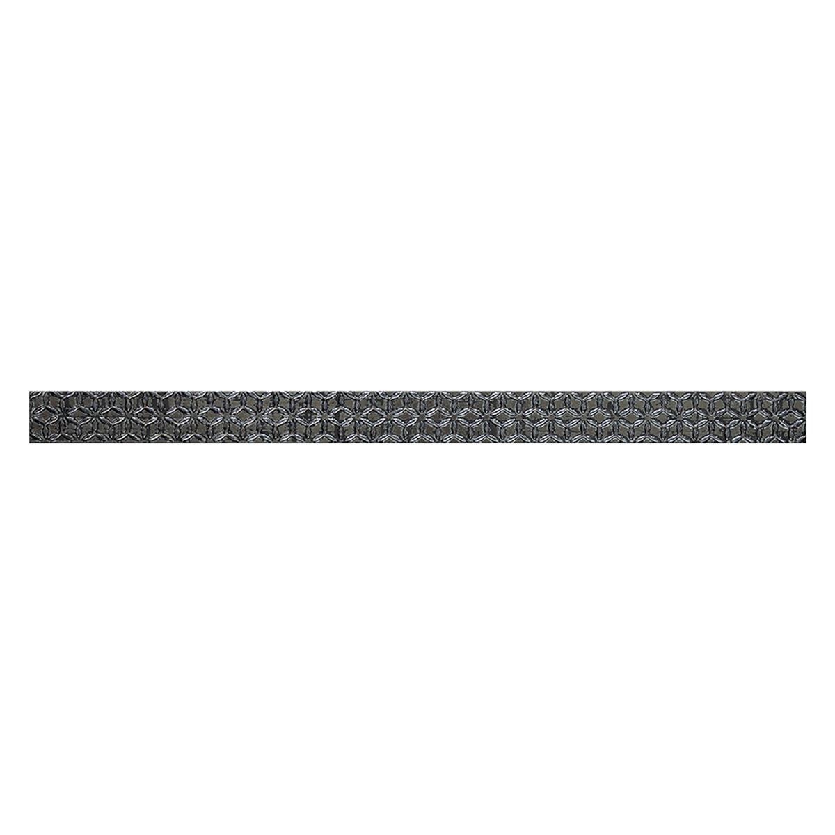 Listelo Midgar Gris Brillante - 45X3 cm - 1 pza