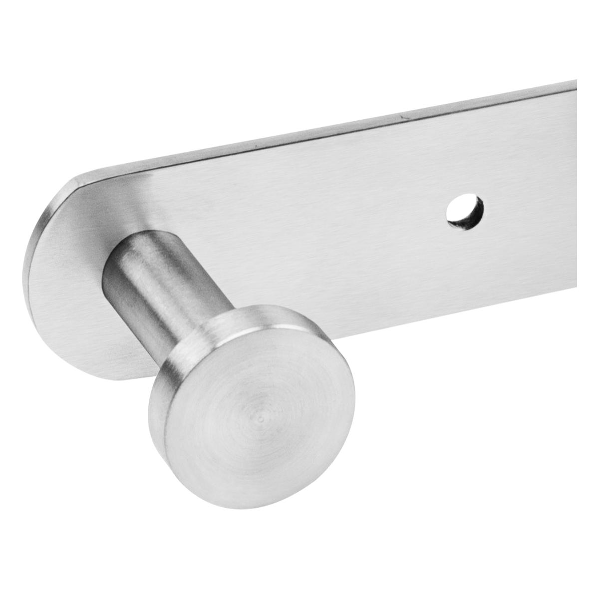 Perchero Eco Triple Para Baño - Acero