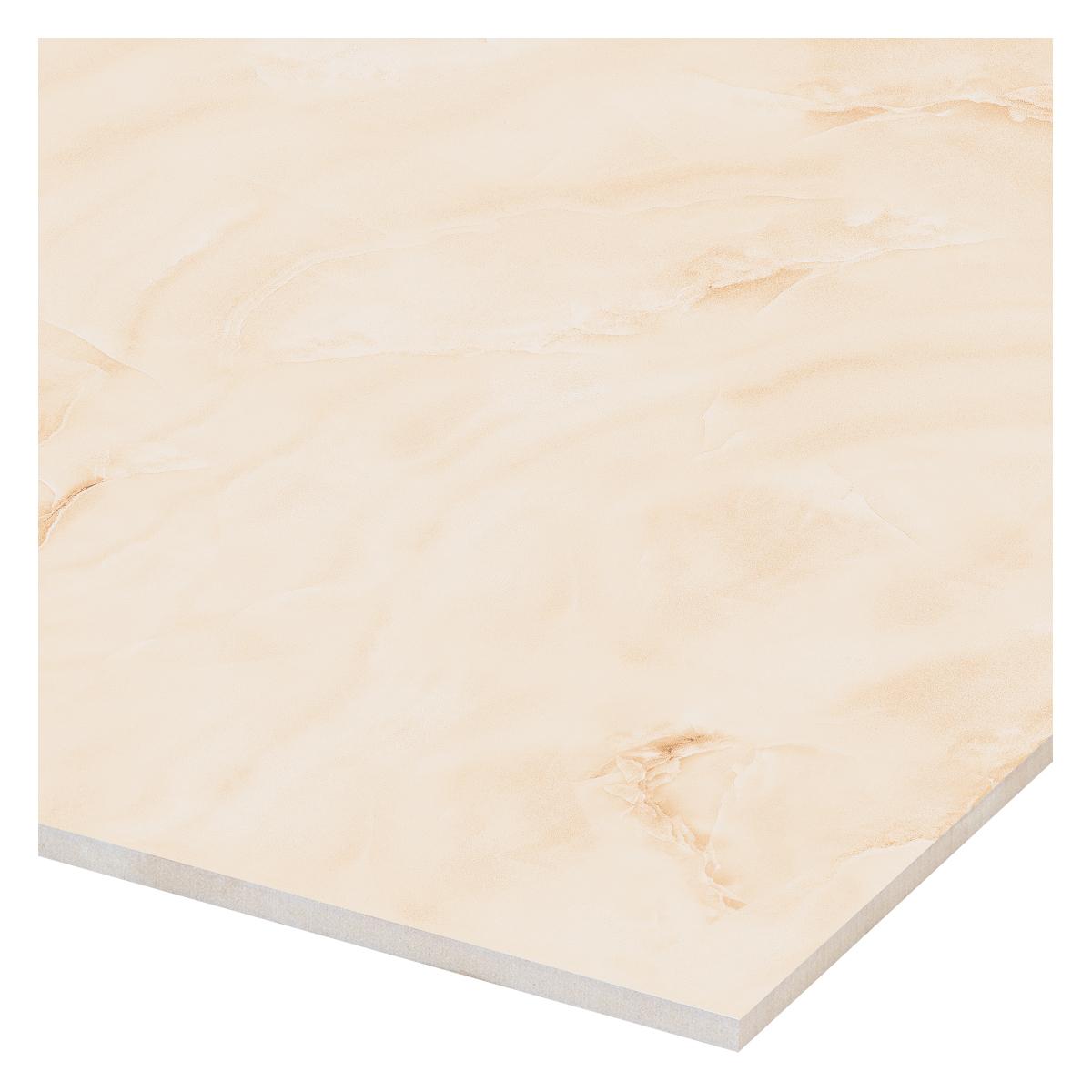 Porcelanato Marbled Marfil Brillante - 60X60 cm - 1.44 m2