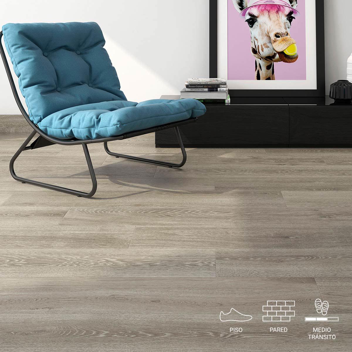 Porcelanato Ulmo Multicolor Mate - 23X120 cm - 1.38 m2