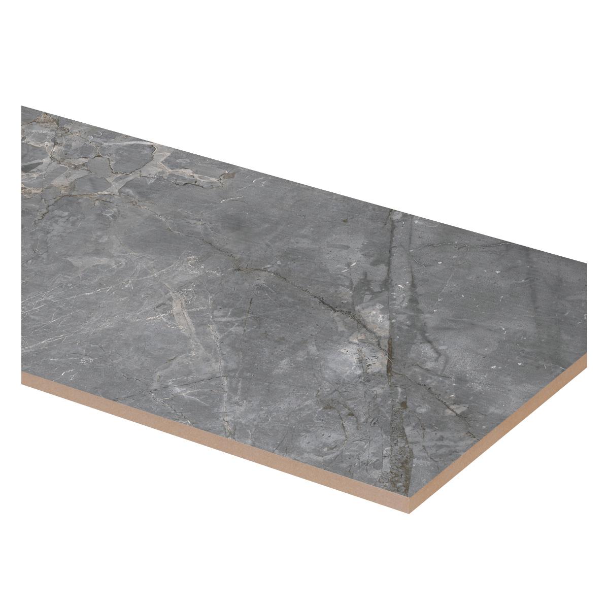 Porcelanato Fior Di Bosco Gris Oscuro Brillante - 60X120 cm - 1.44 m2