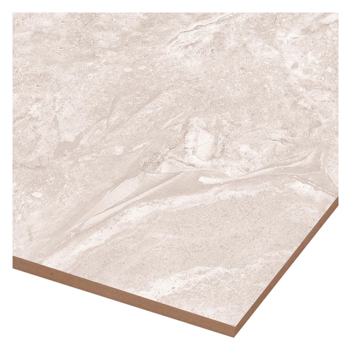 Piso Caliza Blanco Brillante - 46X46 cm - 1.90 m2