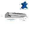 Campana Helena Lineal Doble Motor 60 cm - Acero