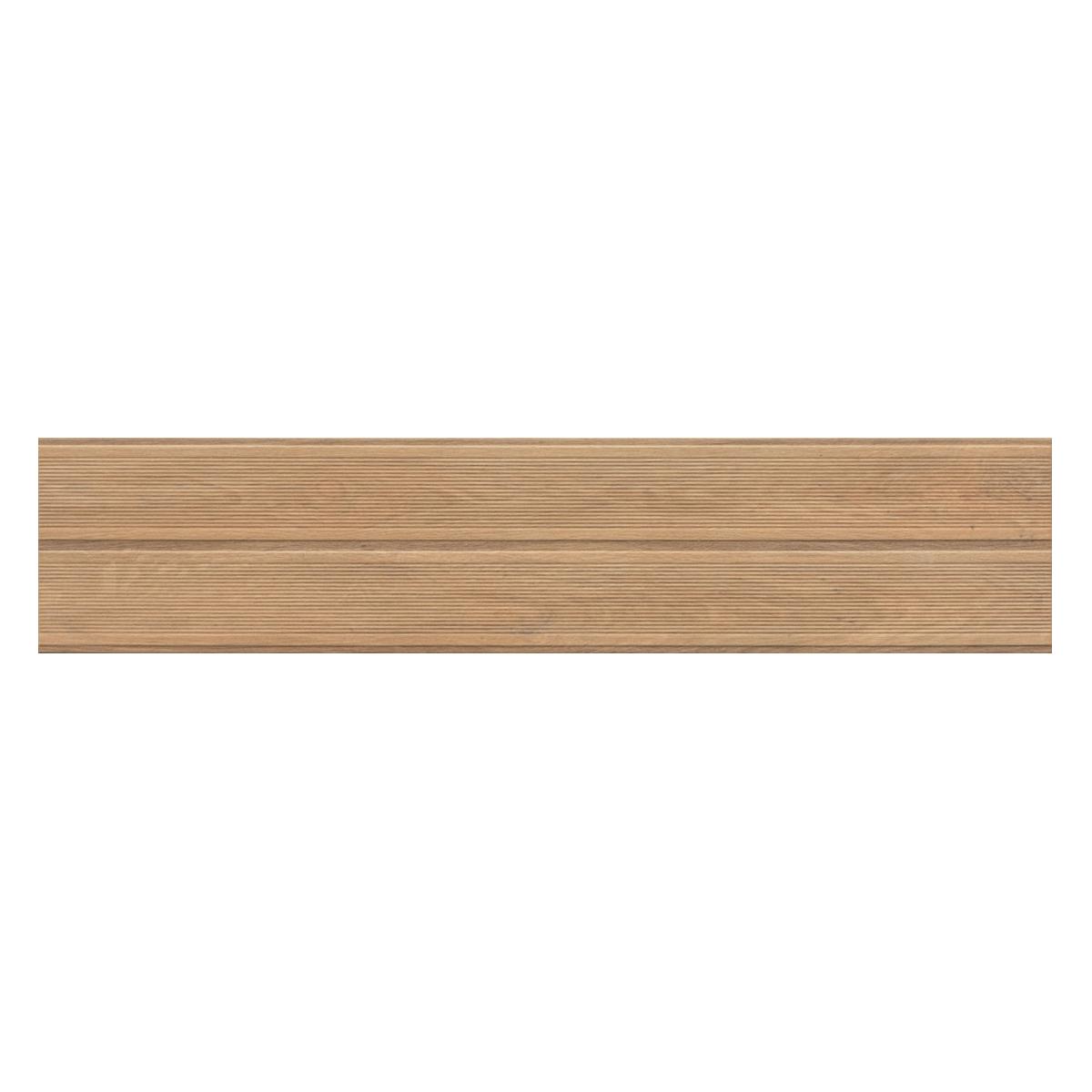 Porcelanato Bali Deck Camel Mate Rectificado - 19 x 90 cm - 1.54 m2