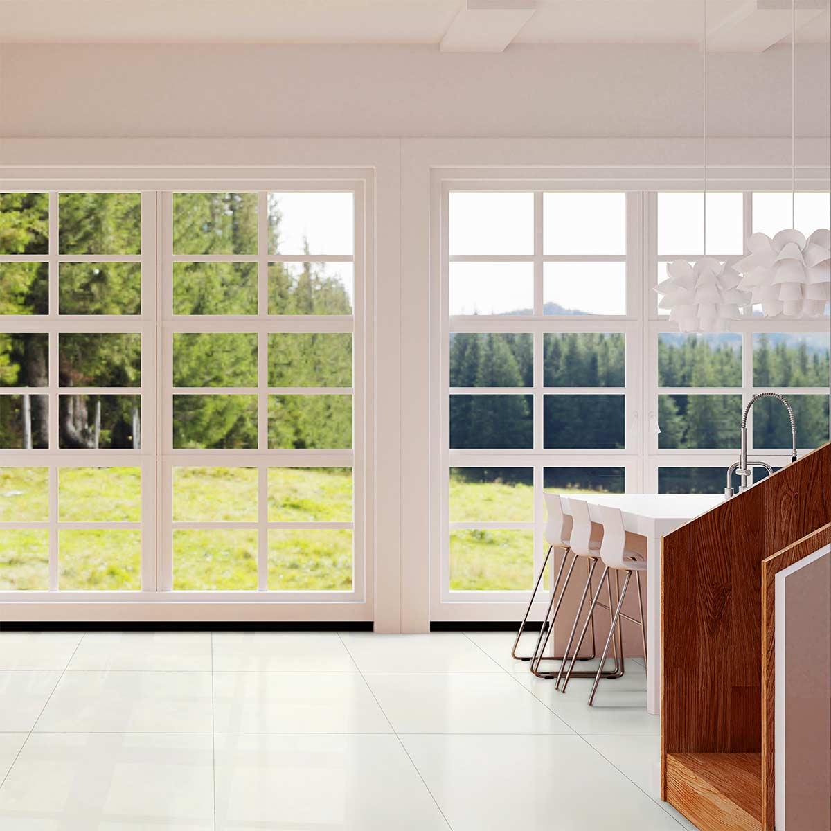 Porcelanato Unicolor Blanco Brillante - 60x60 cm - 1.44 m2